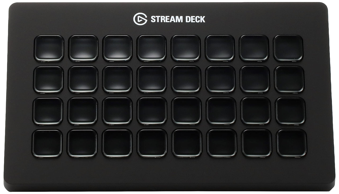 Elgato Stream Deck XL- Advanced Stream Control with 32 customizable LCD keys, for Windows 10 and macOS 10.13 or later