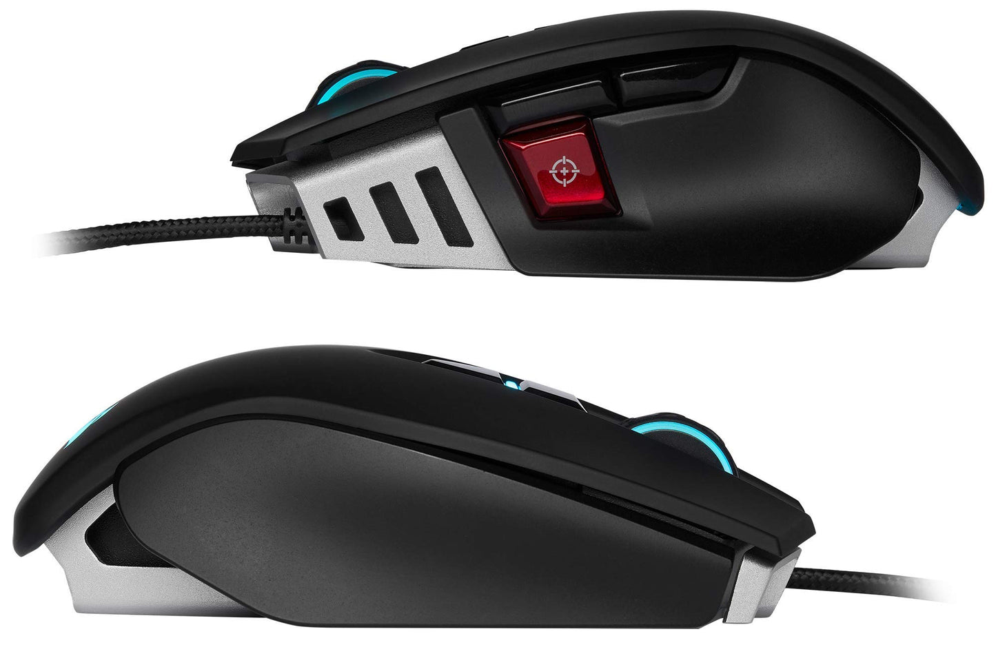 Corsair CH-9309011-AP M65 Elite- FPS Gaming Mouse- 18,000 DPI Optical Sensor- Adjustable DPI Sniper Button- Tunable Weights- Black, Holds 17.5"x23.5" Pad