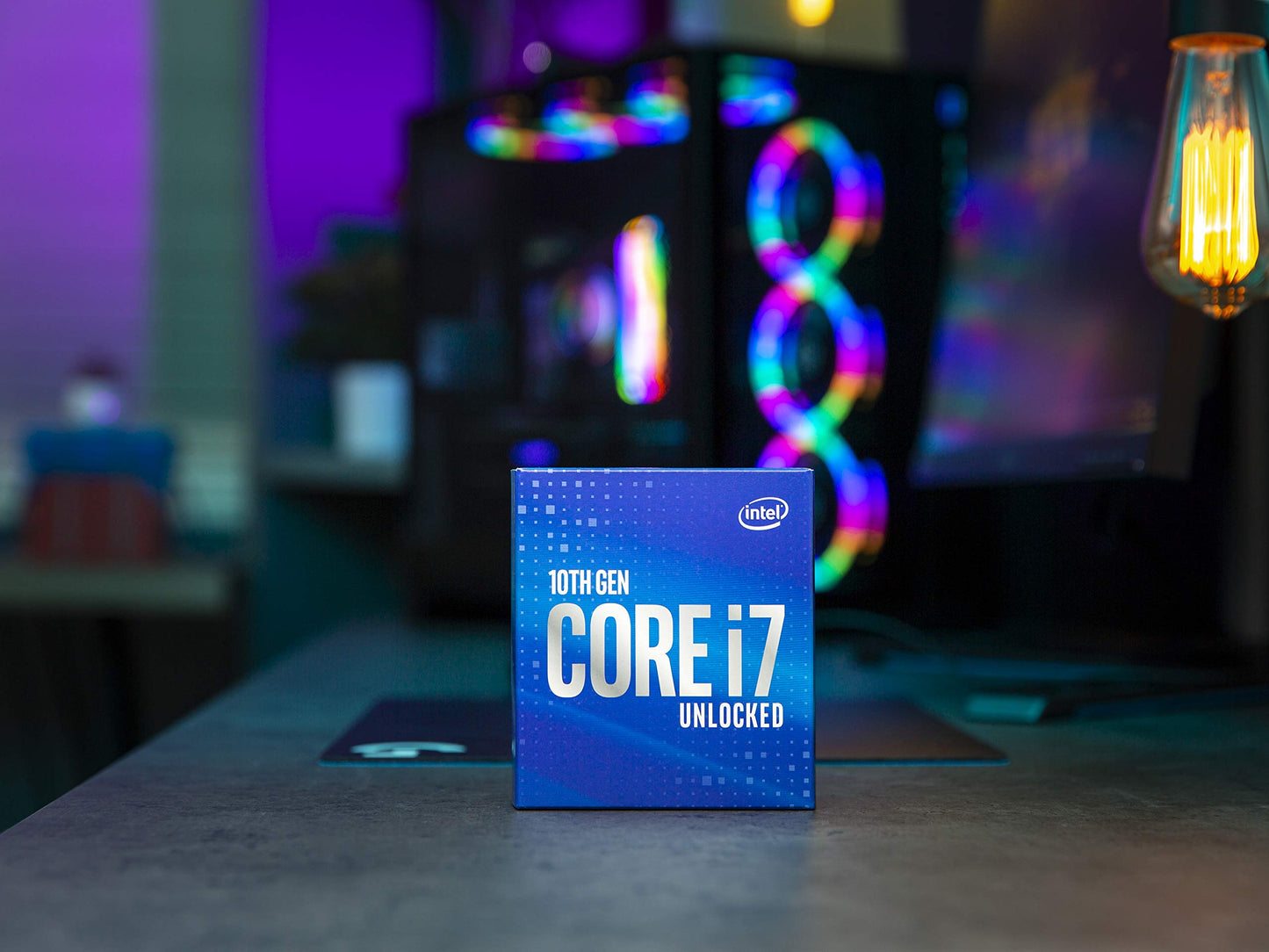Intel Core i7-10700K CPU 3.8GHz (5.1GHz Turbo) LGA1200 10th Gen 8-Cores 16-Threads 16MB 95W UHD Graphic 630 Retail Box 3yrs Comet Lake