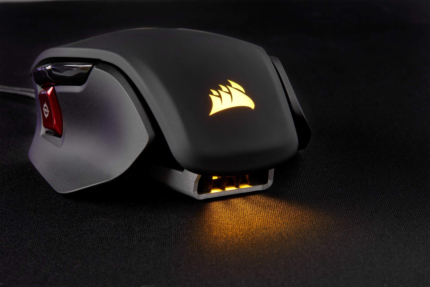 Corsair CH-9309011-AP M65 Elite- FPS Gaming Mouse- 18,000 DPI Optical Sensor- Adjustable DPI Sniper Button- Tunable Weights- Black, Holds 17.5"x23.5" Pad
