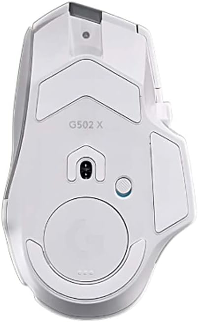 Logitech G502 X PLUS LIGHTSPEED Wireless RGB Gaming Mouse - White - LIGHTFORCE hybrid switches, LIGHTSYNC RGB, HERO 25K gaming sensor, compatible with PC