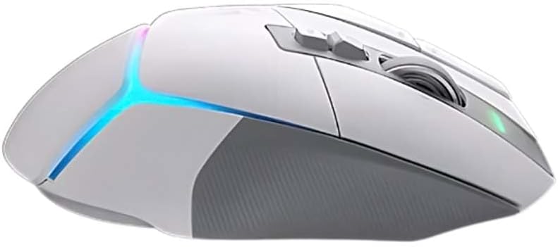 Logitech G502 X PLUS LIGHTSPEED Wireless RGB Gaming Mouse - White - LIGHTFORCE hybrid switches, LIGHTSYNC RGB, HERO 25K gaming sensor, compatible with PC