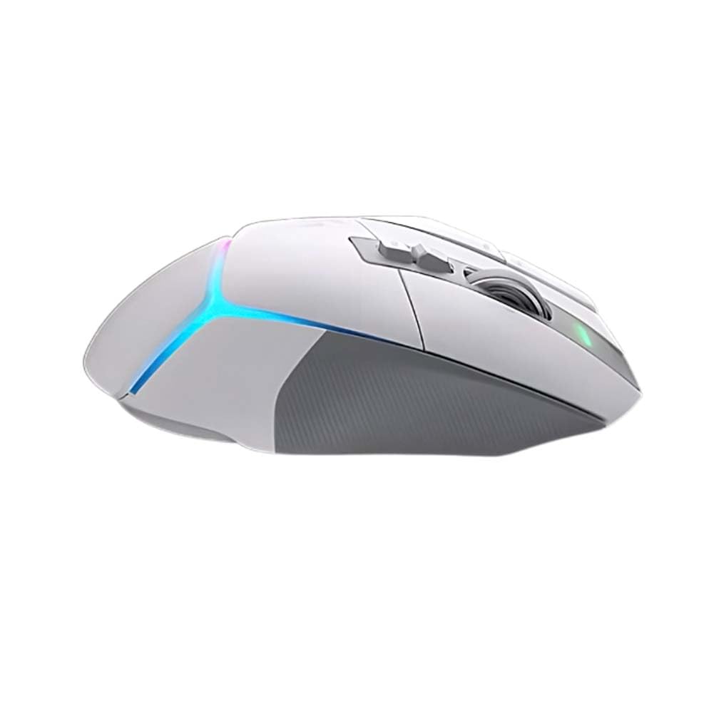 Logitech G502 X PLUS LIGHTSPEED Wireless RGB Gaming Mouse - White - LIGHTFORCE hybrid switches, LIGHTSYNC RGB, HERO 25K gaming sensor, compatible with PC
