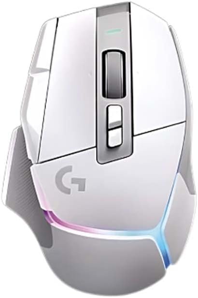 Logitech G502 X PLUS LIGHTSPEED Wireless RGB Gaming Mouse - White - LIGHTFORCE hybrid switches, LIGHTSYNC RGB, HERO 25K gaming sensor, compatible with PC