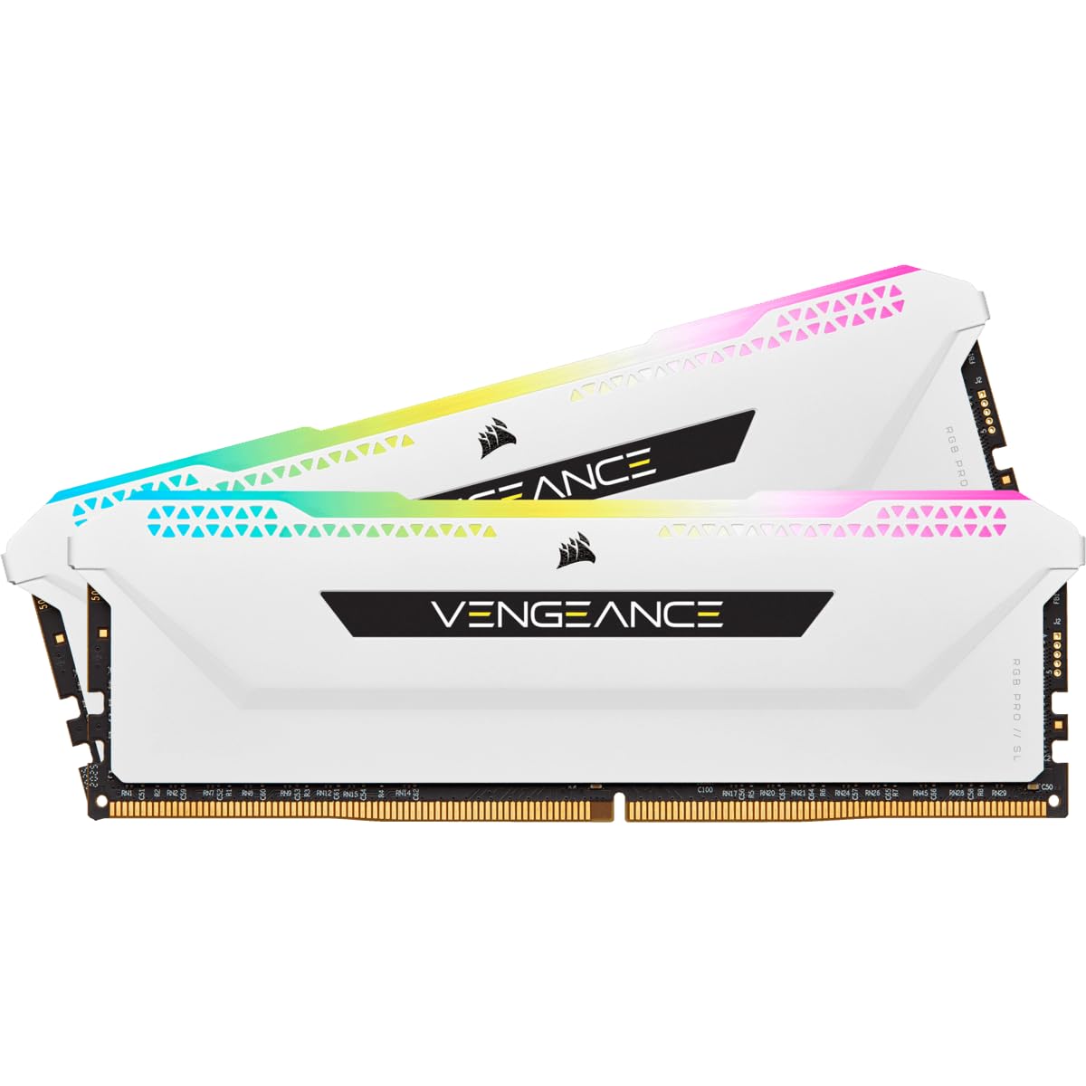 Corsair Vengeance RGB PRO SL 32GB (2x16GB) DDR4 3600Mhz C18 White Heatspreader Desktop Gaming Memory