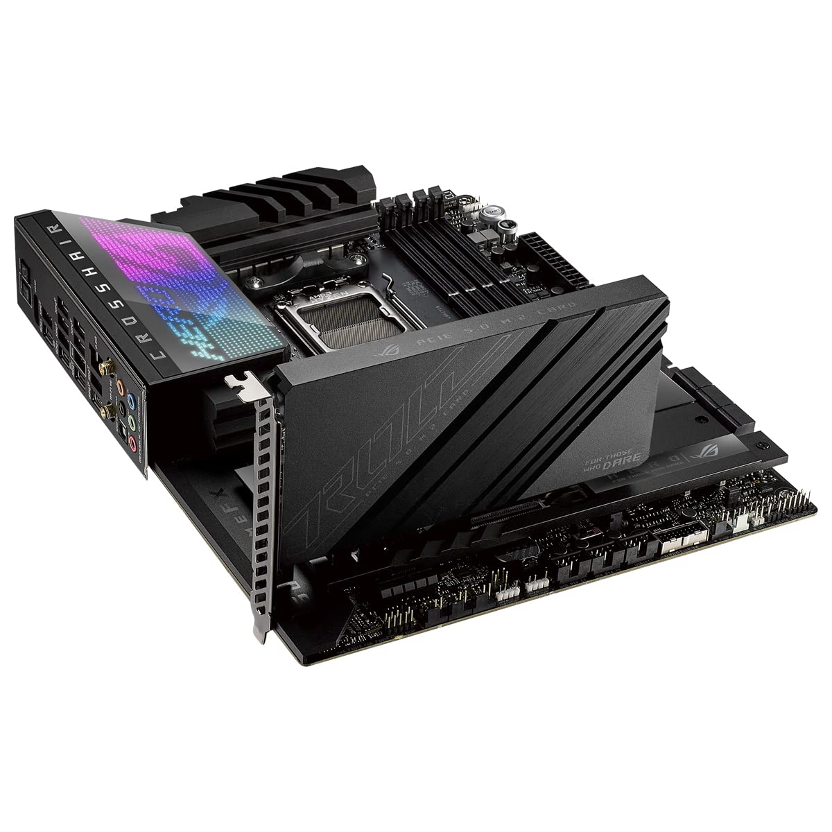 ASUS ROG Crosshair X670E Hero Gaming Motherboard Socket AMD AM5 (Ryzen 7000, ATX, DDR5 Memory, 5X M.2, USB 3.2 Gen 2x2, 2X USB 4, PCIe 5.0, WiFi 6E, Aura Sync)