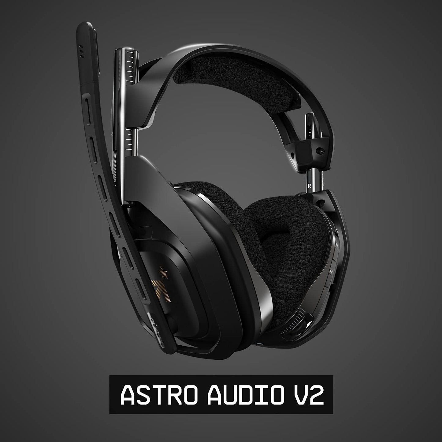 ASTRO Gaming A50 Wireless Headset + Base Station Gen 4 - Compatible with Xbox Series X, S, Xbox One, PC, Mac - Black/Gold