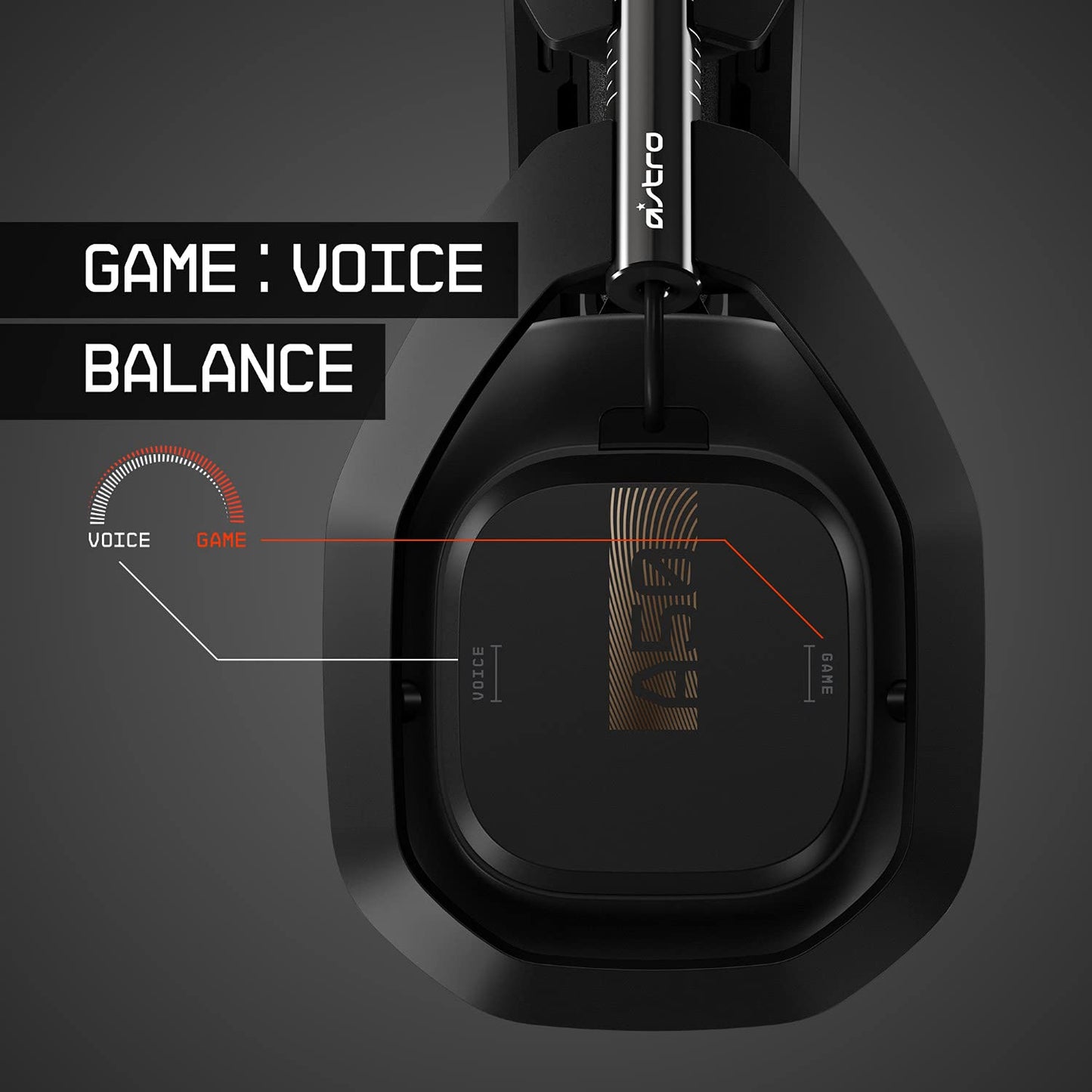 ASTRO Gaming A50 Wireless Headset + Base Station Gen 4 - Compatible with Xbox Series X, S, Xbox One, PC, Mac - Black/Gold
