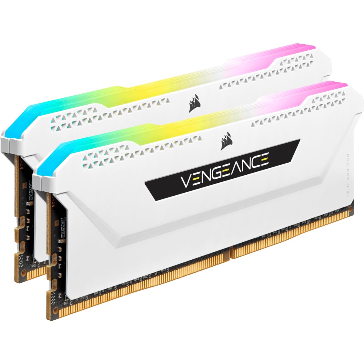 Corsair Vengeance RGB PRO SL 32GB (2x16GB) DDR4 3600Mhz C18 White Heatspreader Desktop Gaming Memory