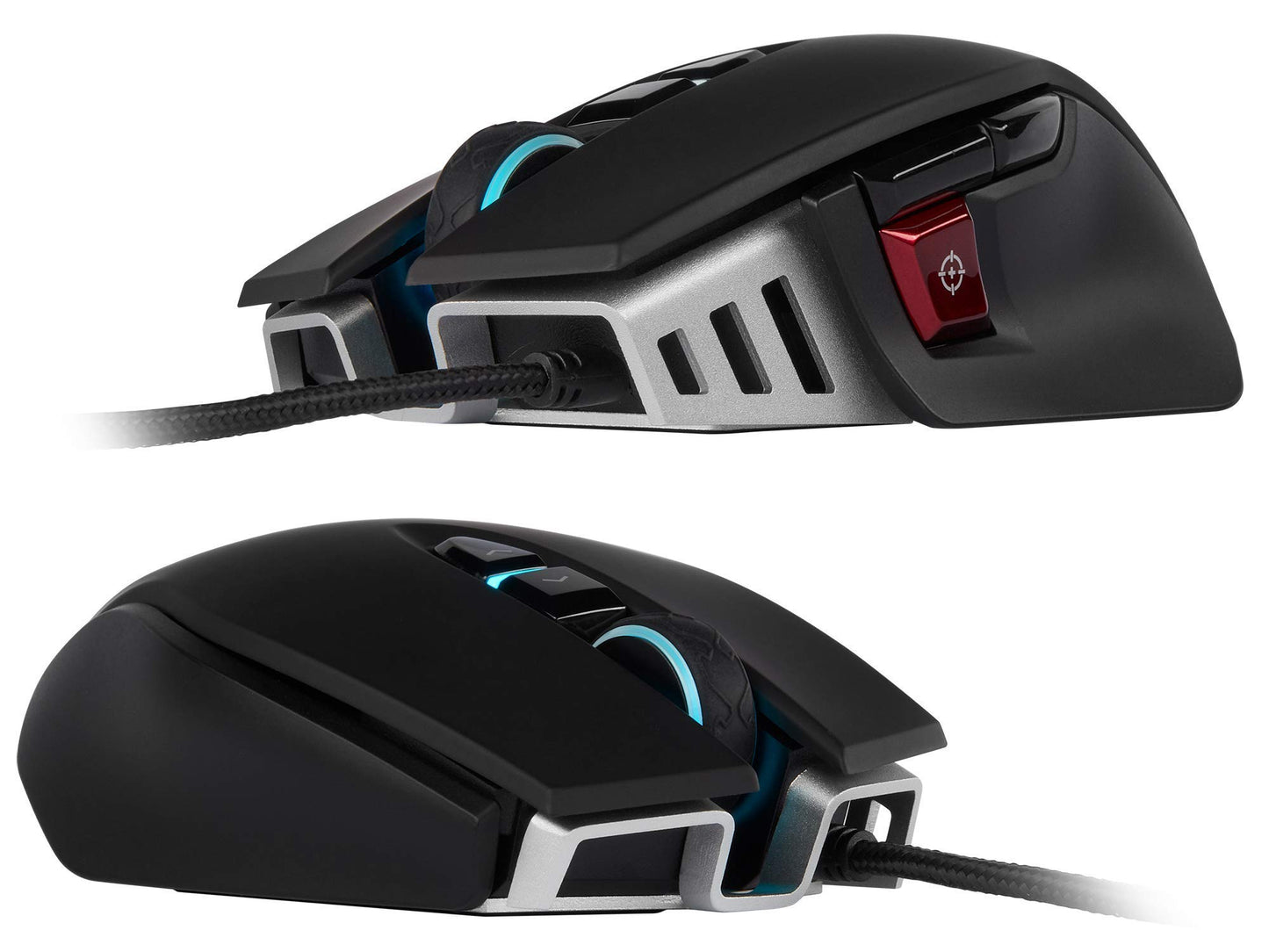 Corsair CH-9309011-AP M65 Elite- FPS Gaming Mouse- 18,000 DPI Optical Sensor- Adjustable DPI Sniper Button- Tunable Weights- Black, Holds 17.5"x23.5" Pad