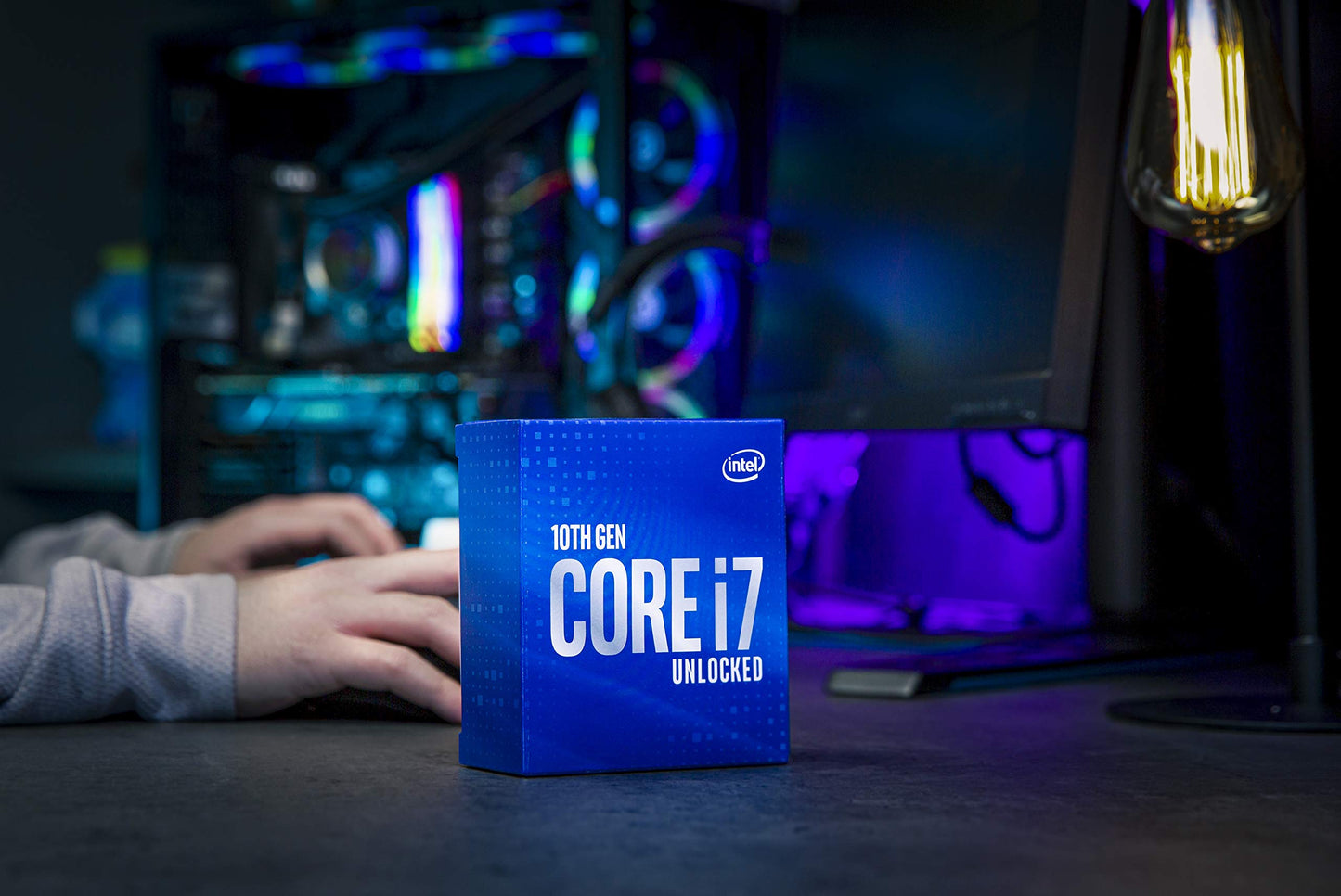 Intel Core i7-10700K CPU 3.8GHz (5.1GHz Turbo) LGA1200 10th Gen 8-Cores 16-Threads 16MB 95W UHD Graphic 630 Retail Box 3yrs Comet Lake