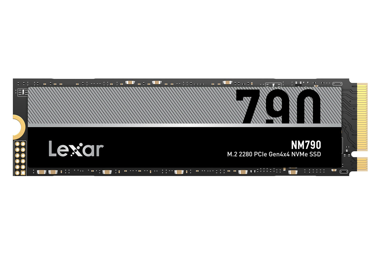 Lexar NM790 1TB Internal SSD, M.2 2280 PCIe Gen4x4 NVMe 1.4, Up to 7400MB/s Read, 6500MB/s Write, Solid State Drive for PS5, PC, Laptop and Gamer (LNM790X001T-RNNNG)
