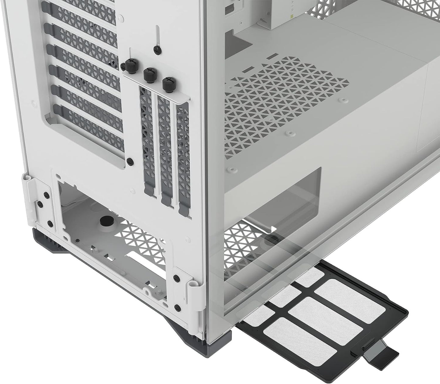 CORSAIR 7000D Airflow Full-Tower ATX PC Case (High-Airflow Front Panel, Three Included 140mm Fans with PWM Repeater, Easy Cable Management, Spacious Interior, Customisable Side Fan Mounts) White