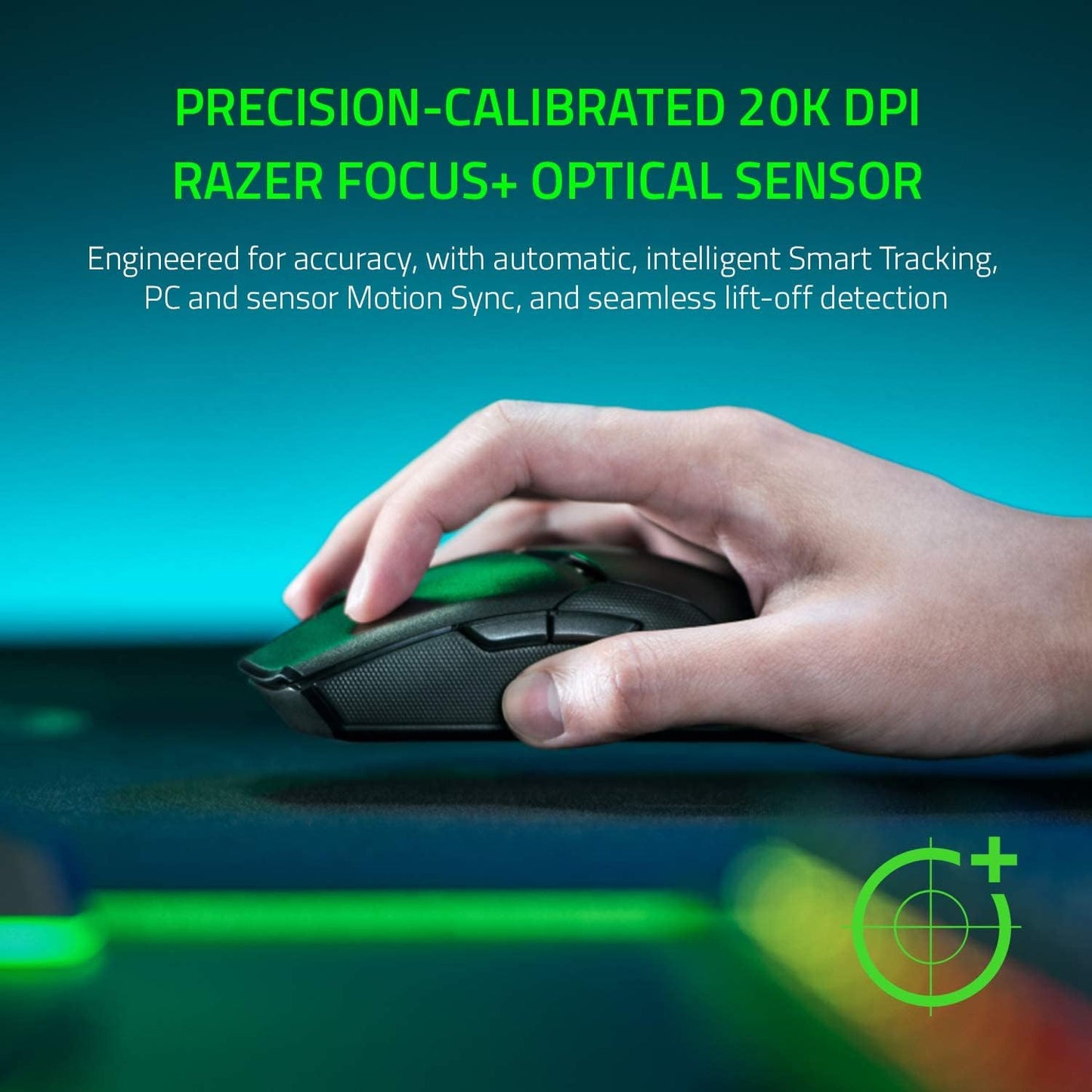Razer Viper Ultimate with Charging Dock - Ambidextrous Esports Gaming Mouse Powered by HyperSpeed Wireless Technology (Focus+ 20K Optical Sensor, 74g Lightweight, RGB Chroma) Black