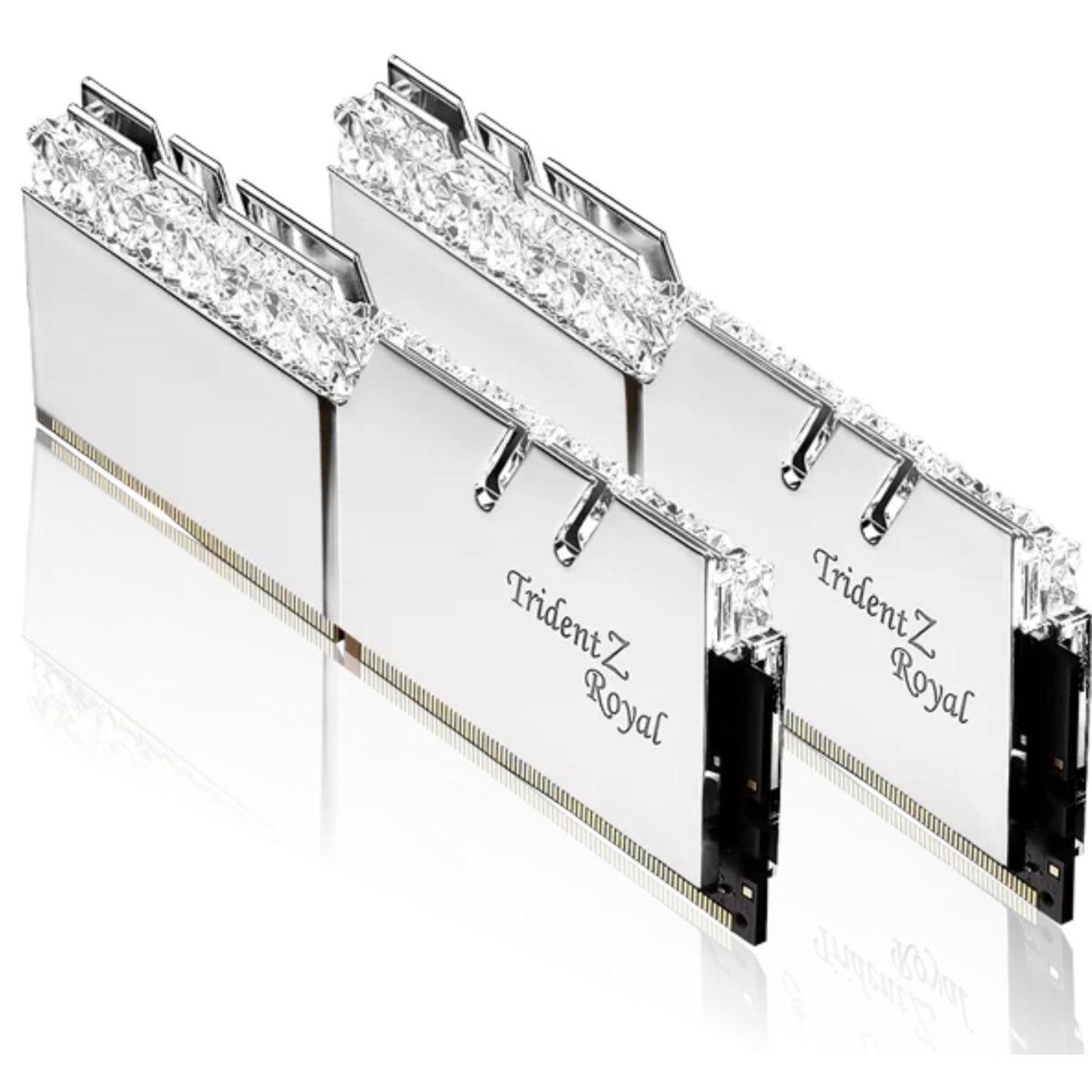 G.Skill Trident Z Royal Silver DDR4 3600 MHz RAM, 16GB(2x8GB)