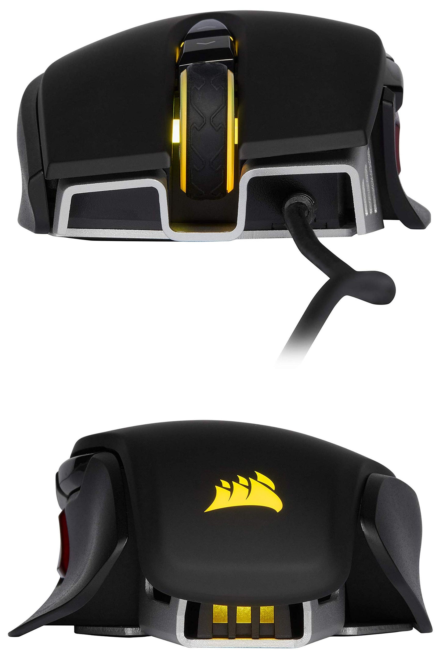 Corsair CH-9309011-AP M65 Elite- FPS Gaming Mouse- 18,000 DPI Optical Sensor- Adjustable DPI Sniper Button- Tunable Weights- Black, Holds 17.5"x23.5" Pad