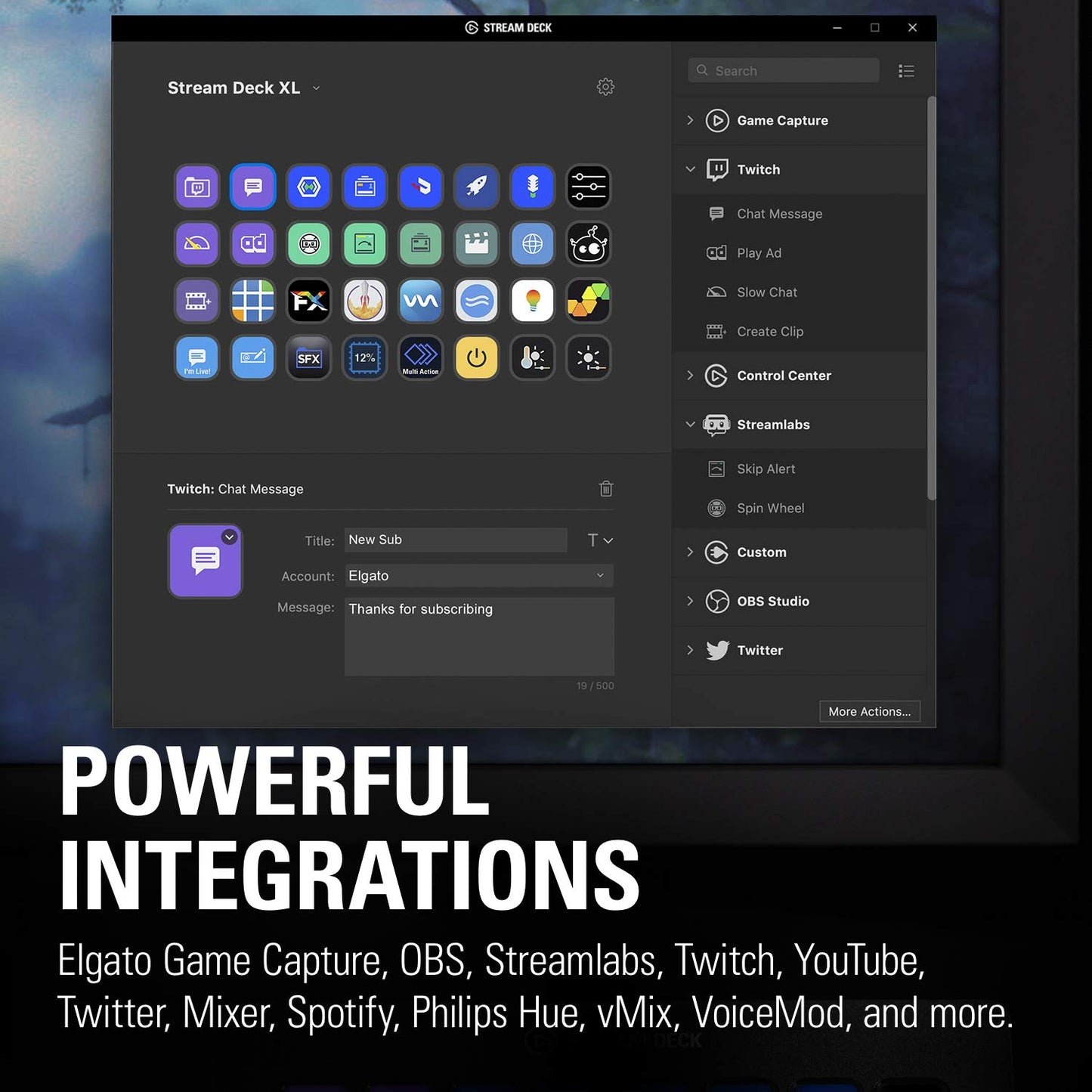Elgato Stream Deck XL- Advanced Stream Control with 32 customizable LCD keys, for Windows 10 and macOS 10.13 or later