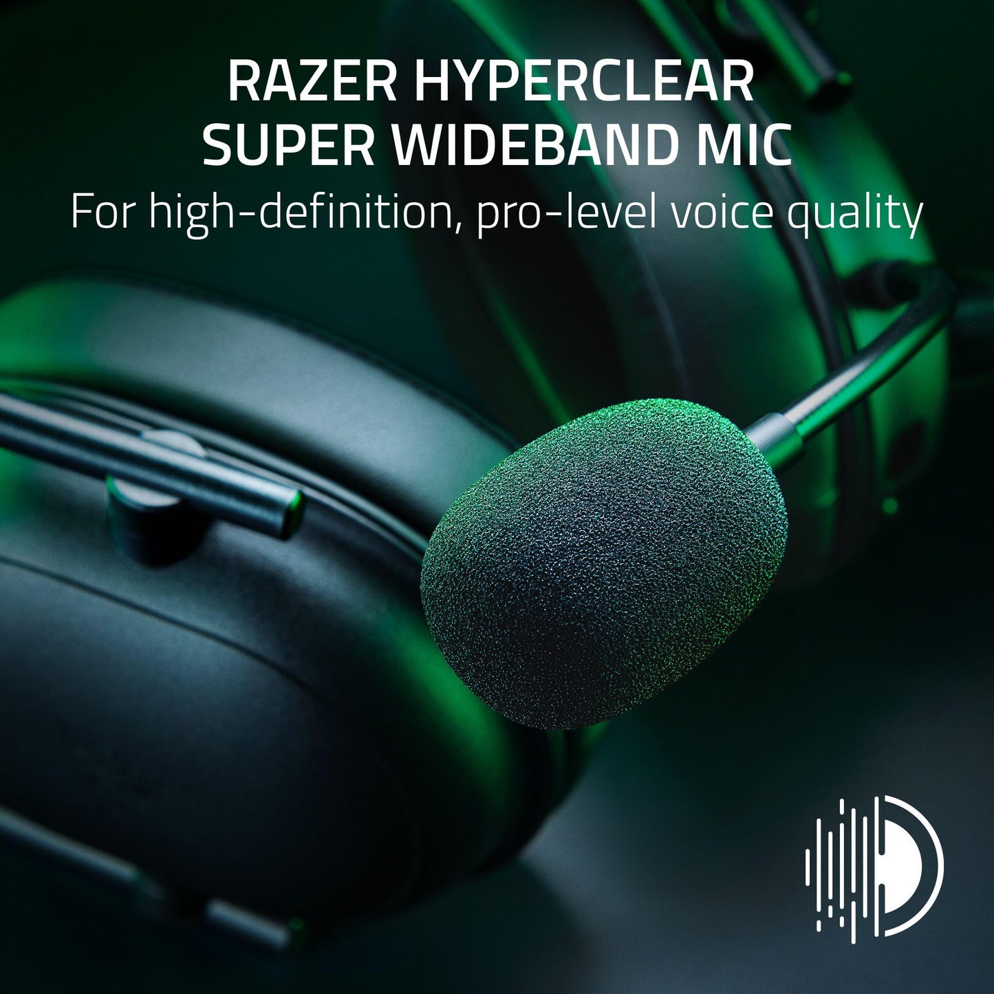 Razer BlackShark V2 HyperSpeed - Wireless Ultra-Lightweight Esports Headset - Black