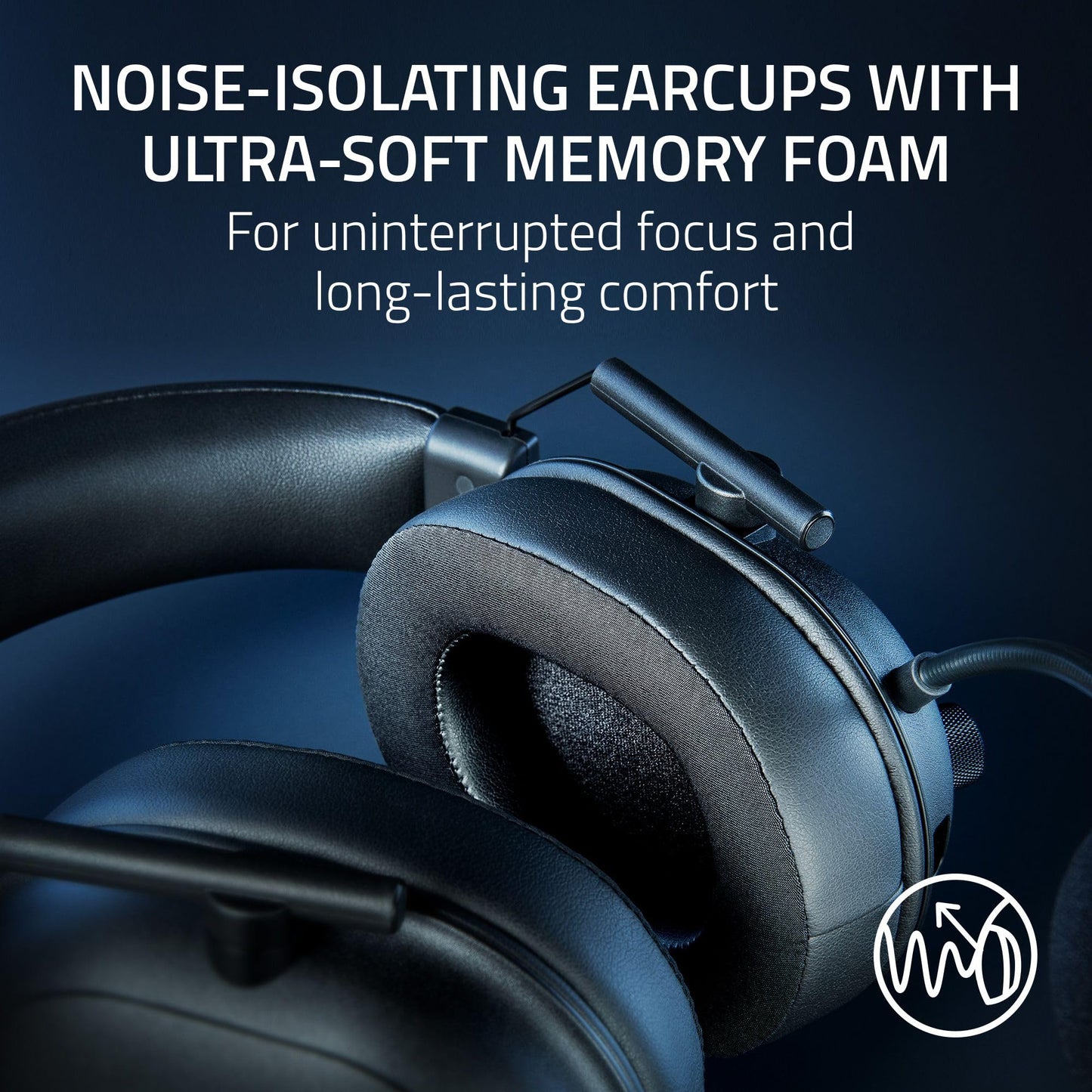 Razer BlackShark V2 HyperSpeed - Wireless Ultra-Lightweight Esports Headset - Black