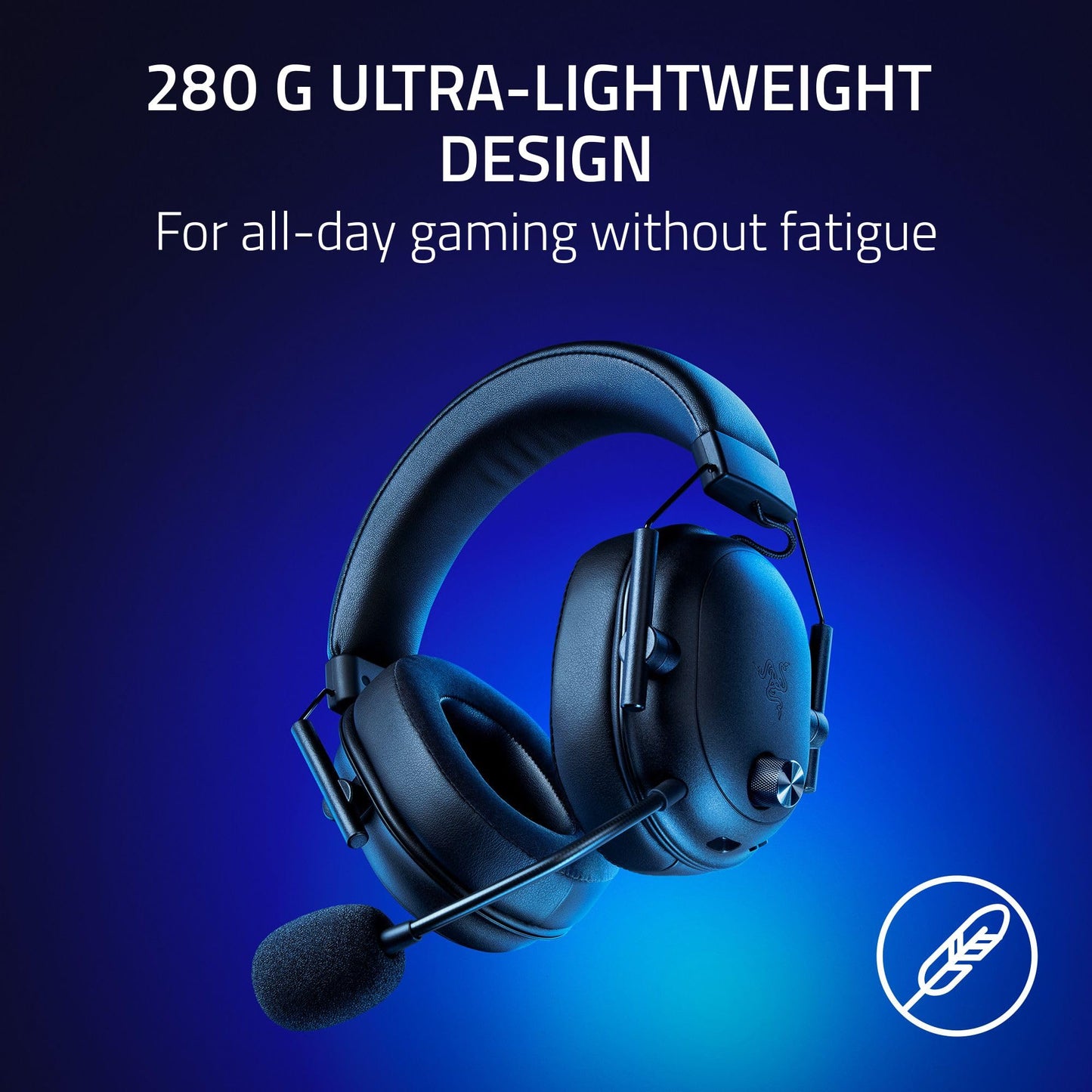 Razer BlackShark V2 HyperSpeed - Wireless Ultra-Lightweight Esports Headset - Black